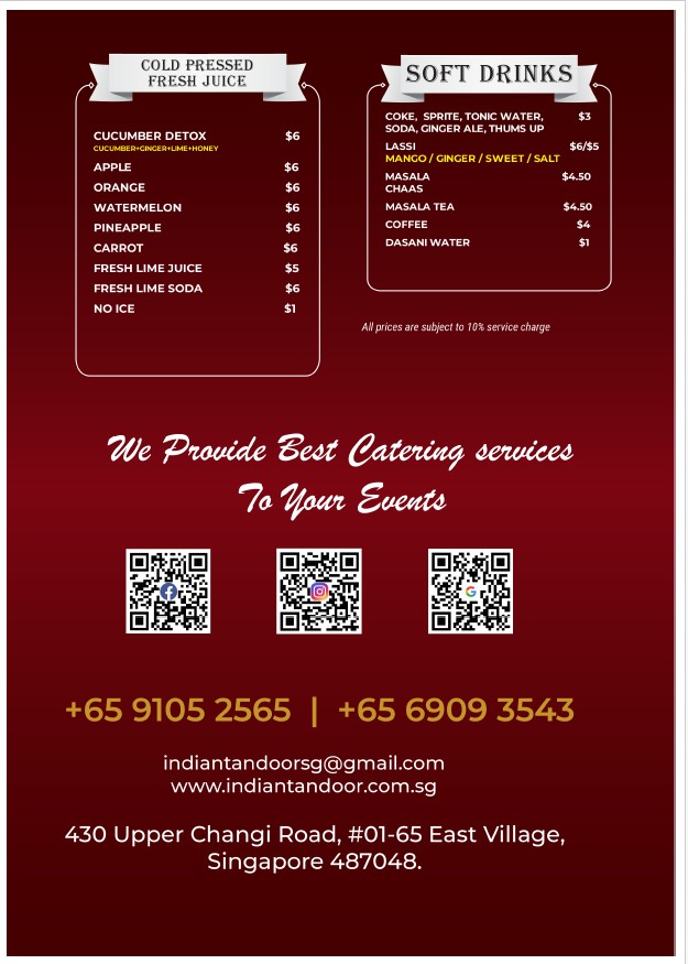 North Indian Restaurant in Changi, Singapore